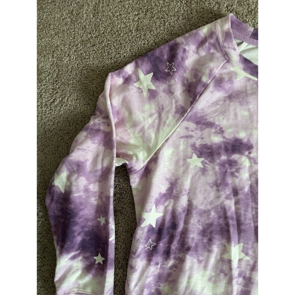 Wildfox Sweatshirt Crewneck‎ Pullover Womens Medium Stars Tie Dye Cotton - Picture 6 of 7